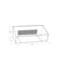 Azar Displays Business Card Holder W/ Magnetic Strip Inside Dimension: 3.75"W, PK10 252018 - alternate 2